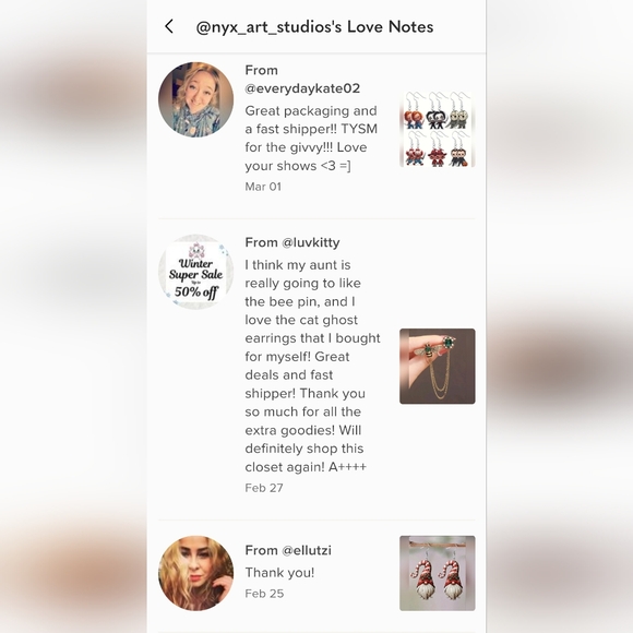 Heart this item to know when I'm having a LIVE/SILENT POSHSHOW - Picture 5 of 9